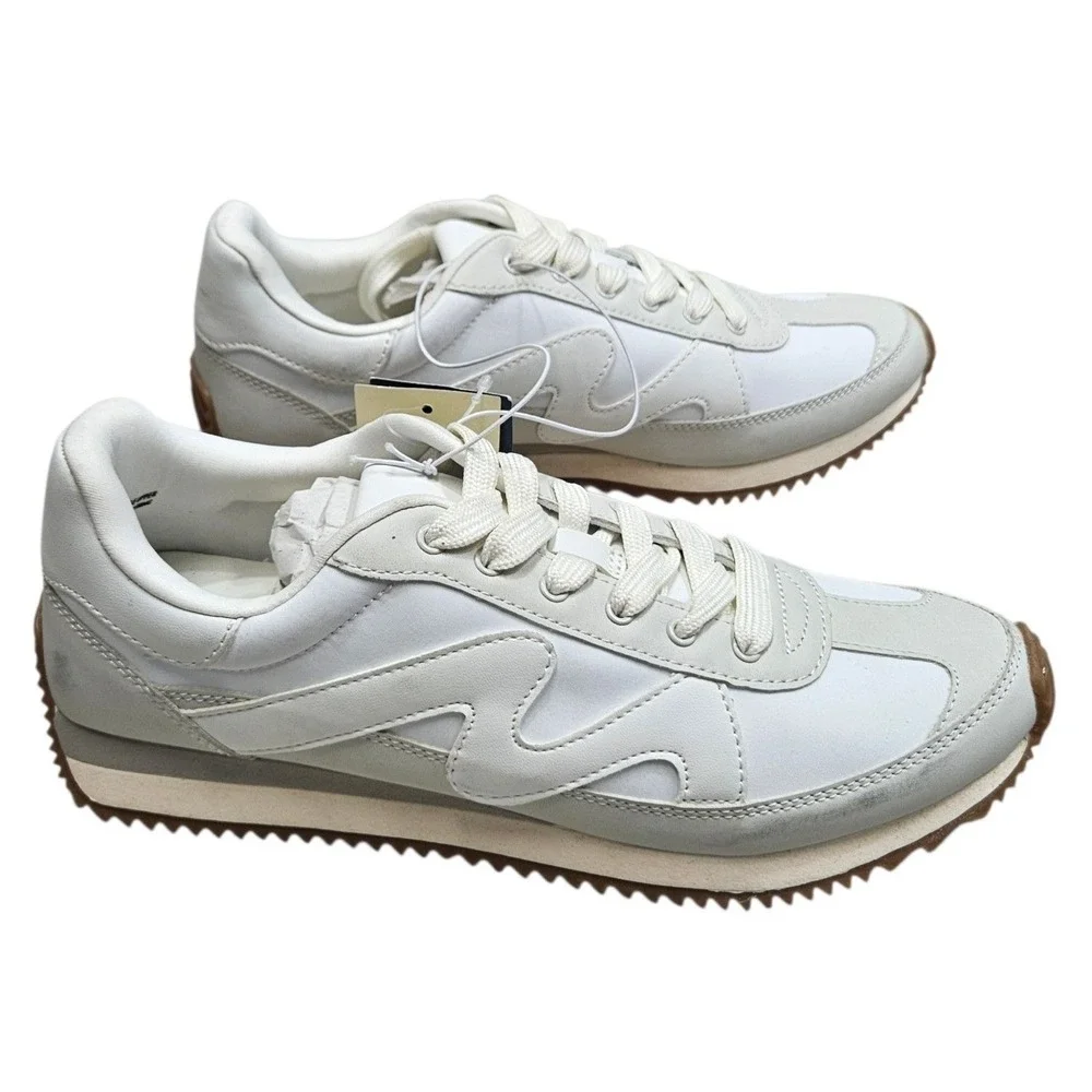 Universal Thread Jogger Sneakers Women 8.5 White Grey NWT Retro Dads Y2k Granola